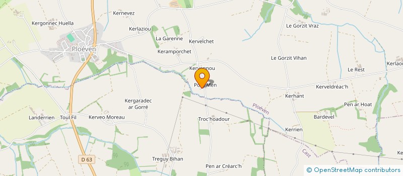 localisation de l'entreprise MONSIEUR MICHEL LE STER à PLOEVEN