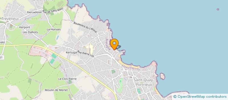 localisation de l'entreprise MONSIEUR MICHEL LE TALLEC  SAINT-QUAY-PORTRIEUX