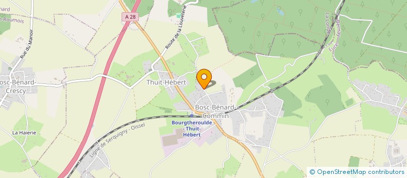 localisation de l'entreprise MONSIEUR MICHEL LE TEXIER  GRAND BOURGTHEROULDE