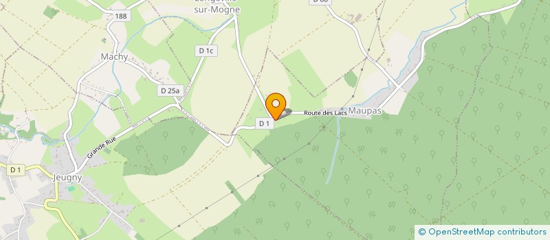 localisation de l'entreprise MONSIEUR MICHEL LEBAS  MAUPAS