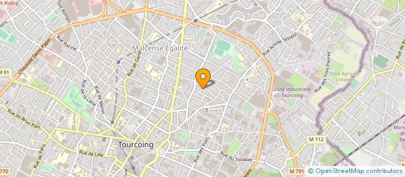 localisation de l'entreprise MONSIEUR MICHEL LEBLANC à TOURCOING