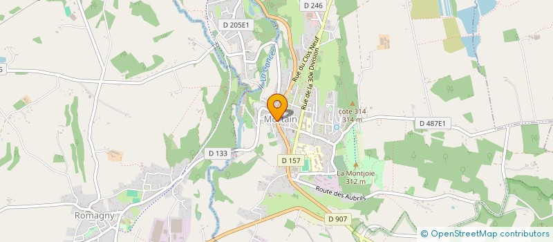 localisation de l'entreprise MONSIEUR MICHEL LEBOUC à MORTAIN-BOCAGE