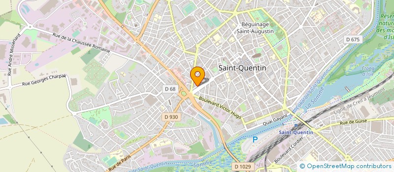localisation de l'entreprise MONSIEUR MICHEL LECART  SAINT-QUENTIN
