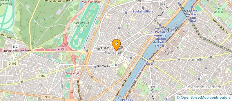 localisation de l'entreprise MONSIEUR MICHEL LECENDREUX  PARIS