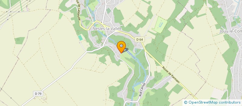 localisation de l'entreprise MONSIEUR MICHEL LECHELLE  NESLES-LA-VALLEE