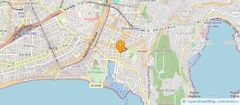 localisation de l'entreprise MONSIEUR MICHEL LECHEVALLIER à NICE