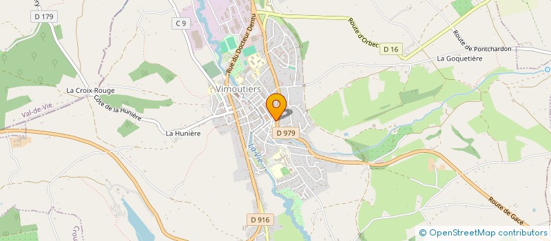 localisation de l'entreprise MONSIEUR MICHEL LECIEUX à VIMOUTIERS