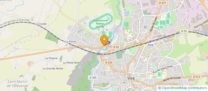 localisation de l'entreprise MONSIEUR MICHEL LECLERC  VIRE-NORMANDIE