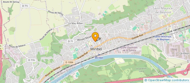 localisation de l'entreprise MONSIEUR MICHEL LECLERC à MIRIBEL