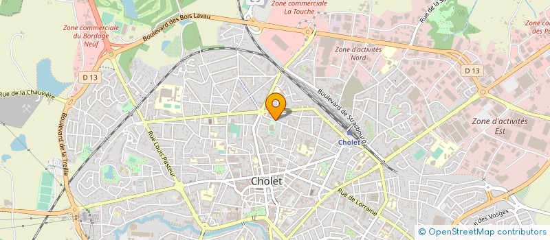 localisation de l'entreprise MONSIEUR MICHEL LECLERCQ à CHOLET