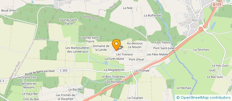 localisation de l'entreprise MONSIEUR MICHEL LECLERCQ à SAINTE-MARIE