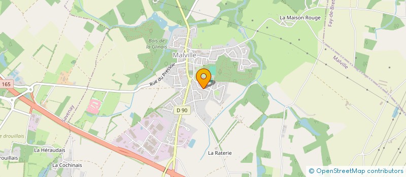 localisation de l'entreprise MONSIEUR MICHEL LECOMTE  SAVENAY