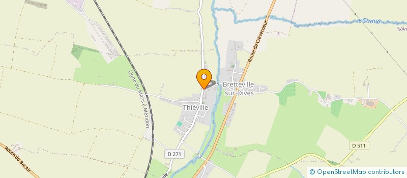 localisation de l'entreprise MONSIEUR MICHEL LECOMTE  SAINT-PIERRE-EN-AUGE