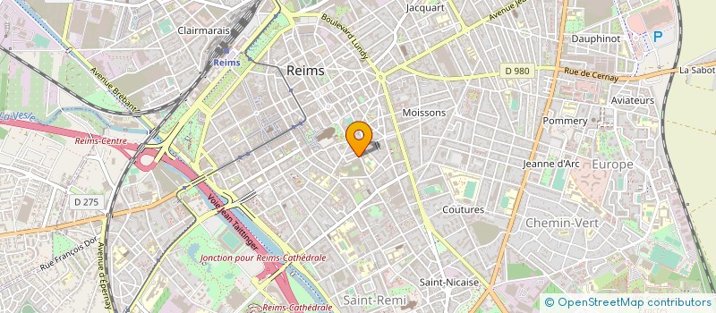 localisation de l'entreprise MONSIEUR MICHEL LECOZ  REIMS