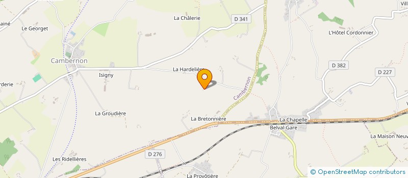 localisation de l'entreprise MONSIEUR MICHEL LECROSNIER  SAINT-SAUVEUR-VILLAGES