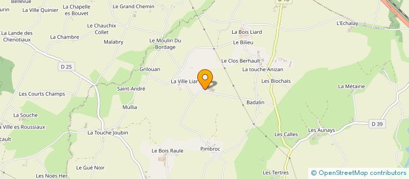 localisation de l'entreprise MONSIEUR MICHEL LECUYER  SEVIGNAC