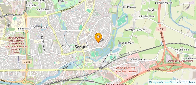 localisation de l'entreprise MONSIEUR MICHEL LEDEUIL à CESSON-SEVIGNE