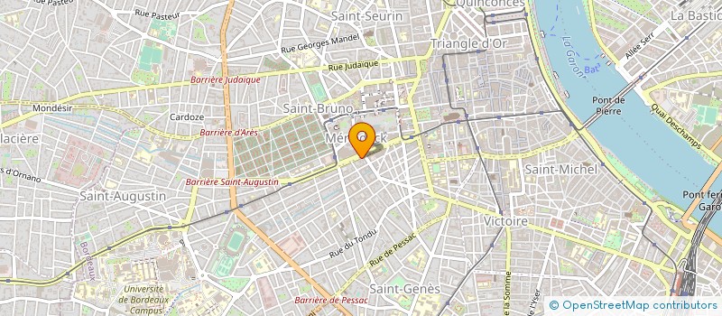 localisation de l'entreprise MONSIEUR MICHEL LEDOUX à BORDEAUX