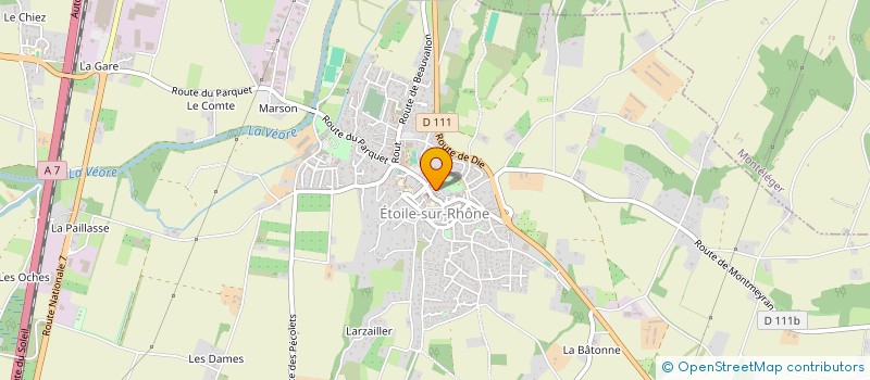 localisation de l'entreprise MONSIEUR MICHEL LEDUC  ETOILE-SUR-RHONE