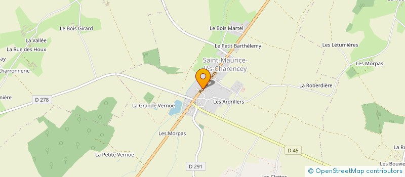 localisation de l'entreprise MONSIEUR MICHEL LEDUC à CHARENCEY