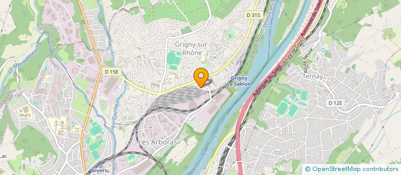 localisation de l'entreprise MONSIEUR MICHEL LEFARGE  GRIGNY