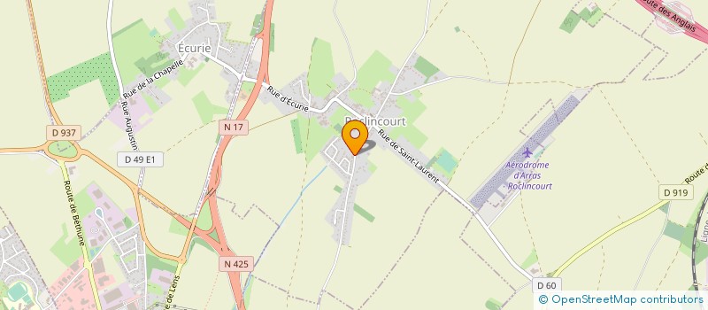 localisation de l'entreprise MONSIEUR MICHEL LEFEBVRE  ATHIES