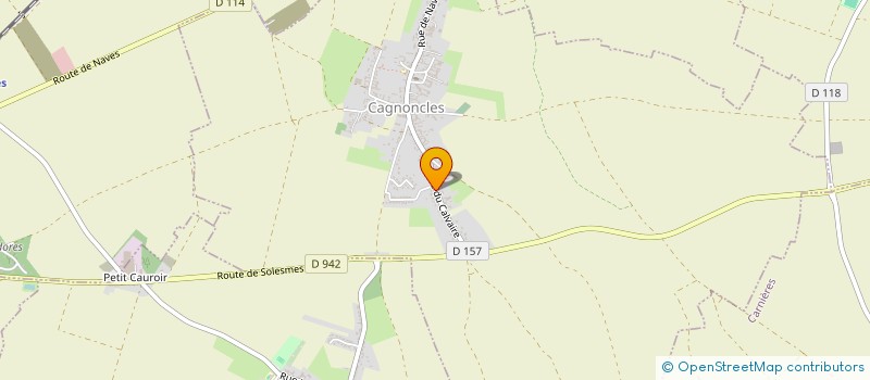 localisation de l'entreprise MONSIEUR MICHEL LEFEBVRE  CAGNONCLES