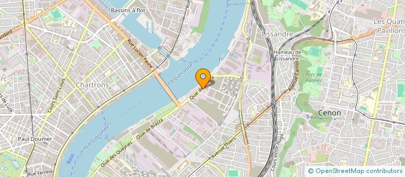 localisation de l'entreprise MONSIEUR MICHEL LEFEBVRE  BORDEAUX