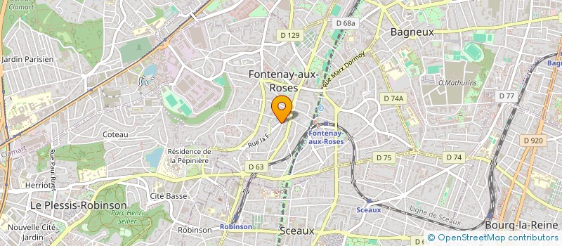 localisation de l'entreprise MONSIEUR MICHEL LEFEBVRE à FONTENAY-AUX-ROSES