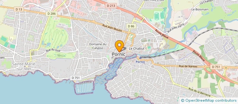 localisation de l'entreprise MONSIEUR MICHEL LEFEUVRE  PORNIC