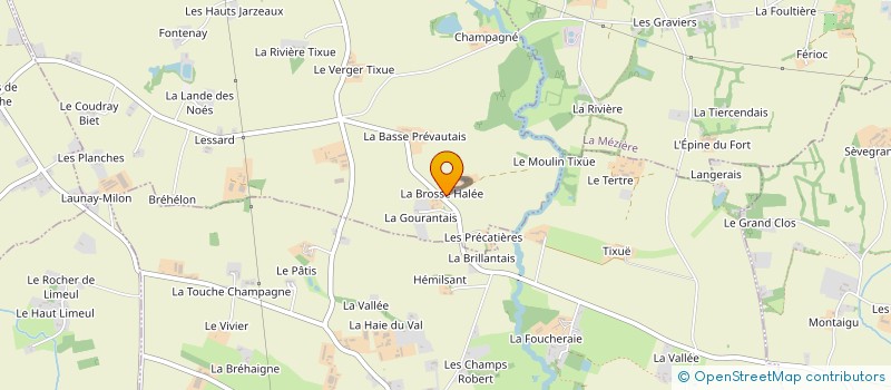 localisation de l'entreprise MONSIEUR MICHEL LEFEUVRE  GEVEZE