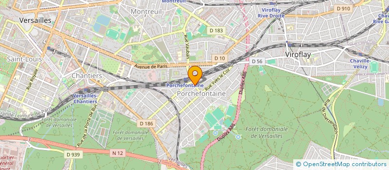 localisation de l'entreprise MONSIEUR MICHEL LEFEVRE à VERSAILLES
