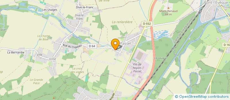 localisation de l'entreprise MONSIEUR MICHEL LEFEVRE  PASSEL