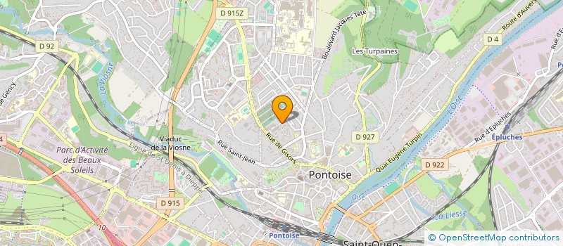 localisation de l'entreprise MONSIEUR MICHEL LEFEVRE à PONTOISE