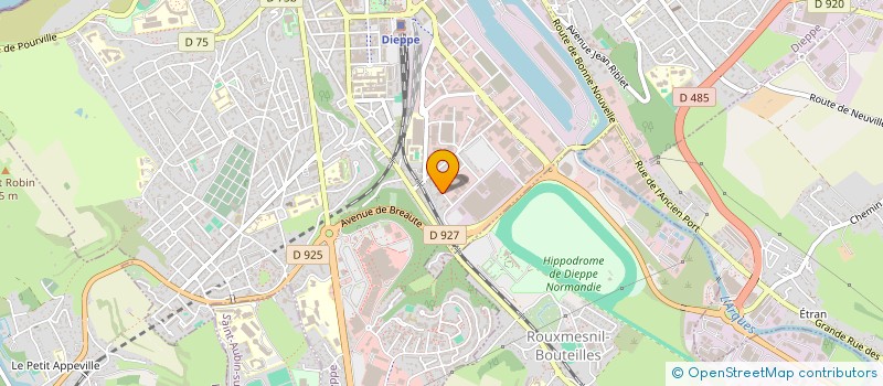 localisation de l'entreprise MONSIEUR MICHEL LEFEVRE  DIEPPE