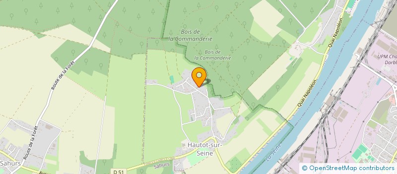 localisation de l'entreprise MONSIEUR MICHEL LEFLOCH  HAUTOT-SUR-SEINE