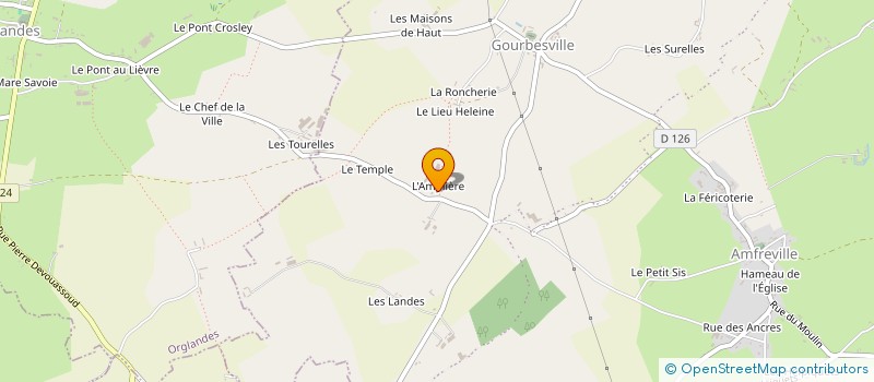 localisation de l'entreprise MONSIEUR MICHEL LEFRANCOIS  PICAUVILLE