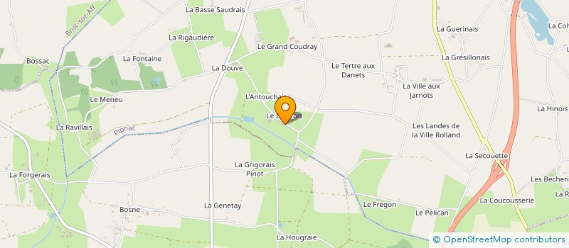 localisation de l'entreprise MONSIEUR MICHEL LEGENDRE  PIPRIAC