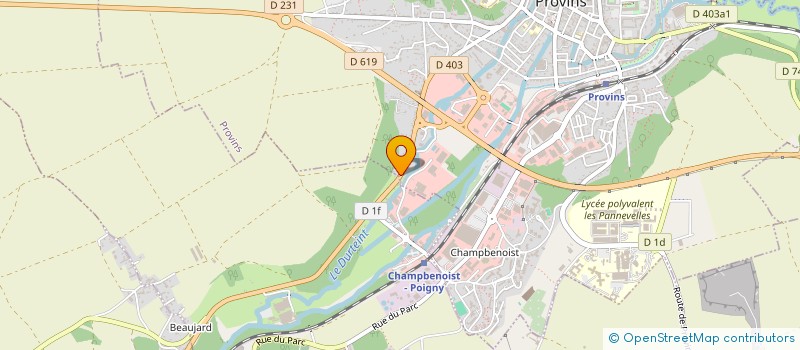 localisation de l'entreprise MONSIEUR MICHEL LEGENDRE  PROVINS