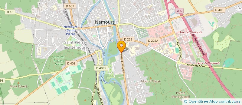 localisation de l'entreprise MONSIEUR MICHEL LEGRAND  NEMOURS