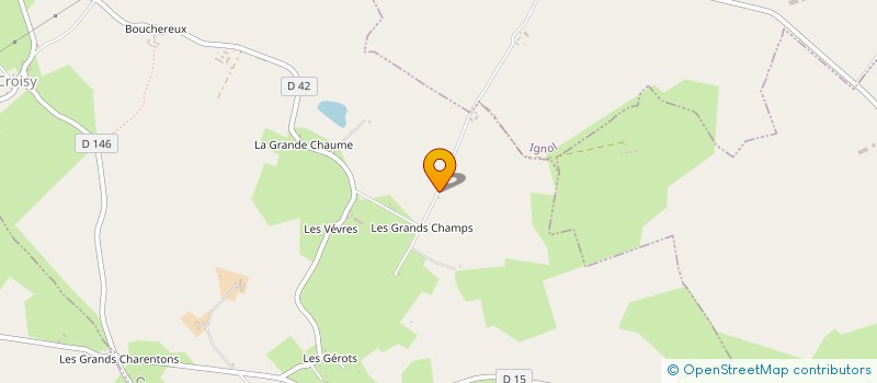 localisation de l'entreprise MONSIEUR MICHEL LEGRAS à CROISY