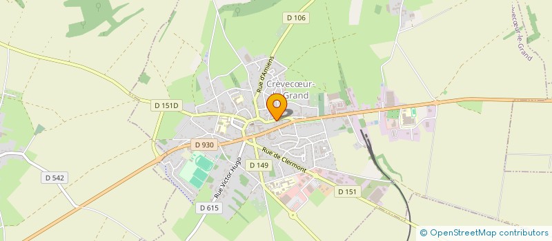 localisation de l'entreprise MONSIEUR MICHEL LEGUAY  CREVECUR-LE-GRAND
