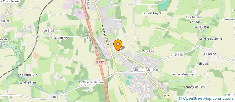 localisation de l'entreprise MONSIEUR MICHEL LEJEUNE à MINIAC-MORVAN