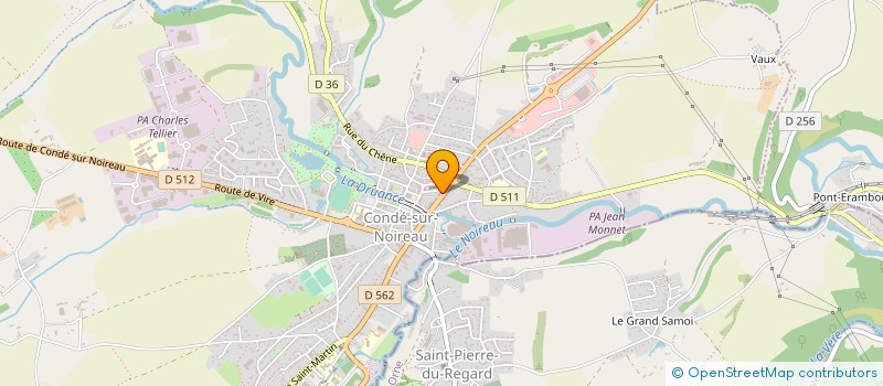 localisation de l'entreprise MONSIEUR MICHEL LEJOSNE  CONDE-EN-NORMANDIE