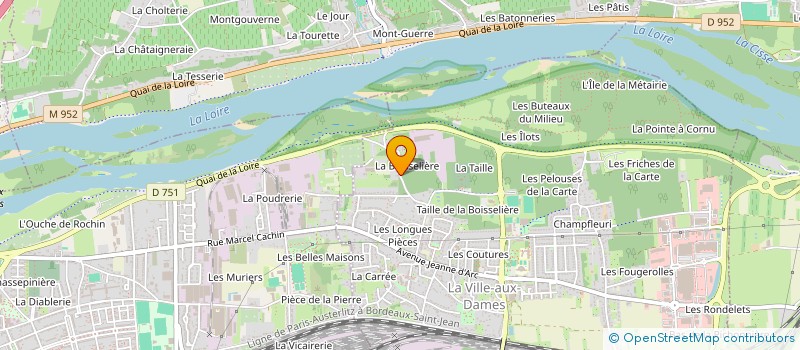 localisation de l'entreprise MONSIEUR MICHEL LELARGE  LA VILLE-AUX-DAMES