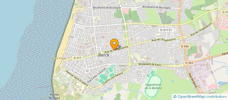 localisation de l'entreprise MONSIEUR MICHEL LELEU  BERCK