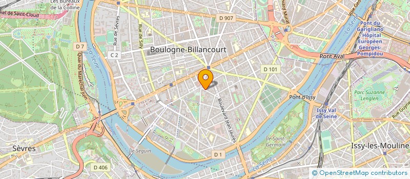 localisation de l'entreprise MONSIEUR MICHEL LELLUCH à BOULOGNE-BILLANCOURT