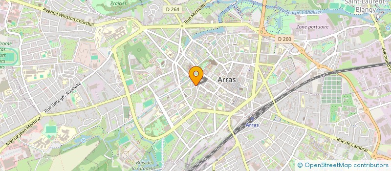 localisation de l'entreprise MONSIEUR MICHEL LELONG à ARRAS