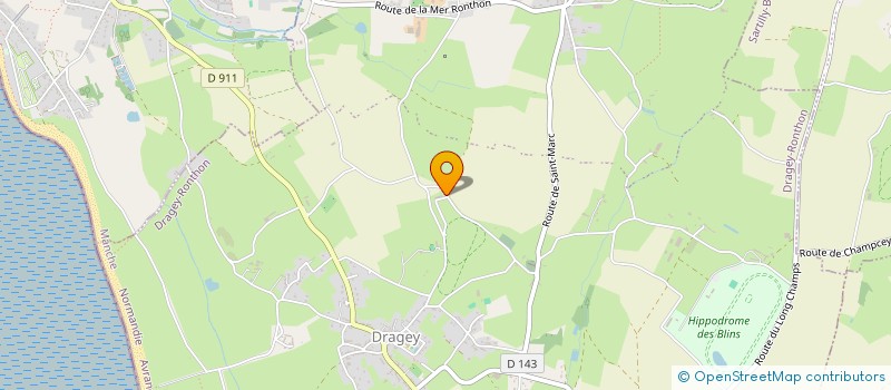 localisation de l'entreprise MONSIEUR MICHEL LEMARCHAND  DRAGEY-RONTHON