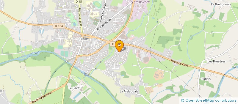 localisation de l'entreprise MONSIEUR MICHEL LEMARIE  BLAIN